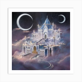 Castle In The Sky 3 Art Print