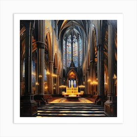 Gothic Cathedral Art Print