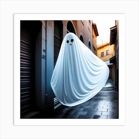 Ghost In The Alley 2 Art Print