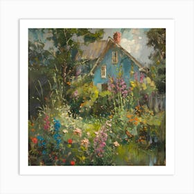 Flower Symphony Botanical Garden 12 Art Print