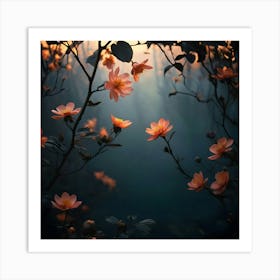 Flora Stock Videos & Royalty-Free Footage Art Print