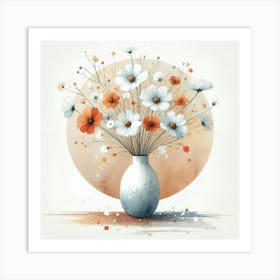 Flowers In A Vase 2 Art Print