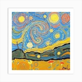 Starry Night 3 Art Print