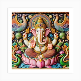 Ganesha 51 Art Print