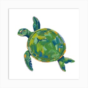 Green Sea Turtle 07 Art Print