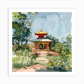 Nepal Pagoda 2 Art Print