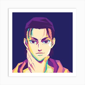 Eren Yeager Anime Art Print