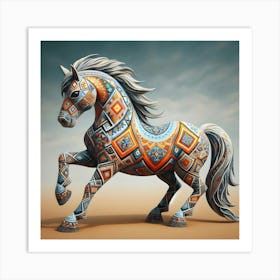 Kachina Horse Art Print