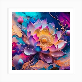 Lotus Flower 3 Art Print