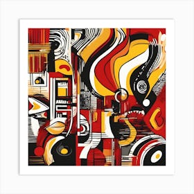 Abstract Painting 53 Art Print