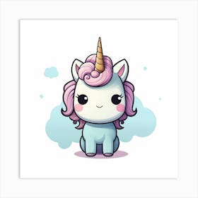 Cute Unicorn 810 Art Print