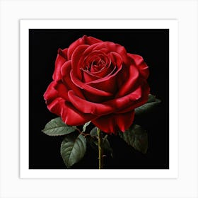 Red Rose 2 Art Print