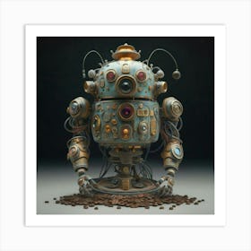 Robot Art Print