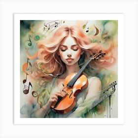 Violinist Art Print