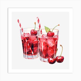 Cherry Martini 3 Art Print