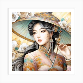 Exotic Beauty Artwork 76 Art Print