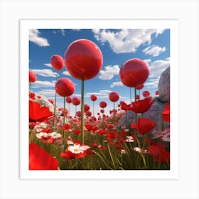 Red Poppies Art Print