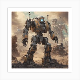 Robots Are Taking Over The World Art Print