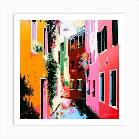 Venice Abstract - Waterways Art Print