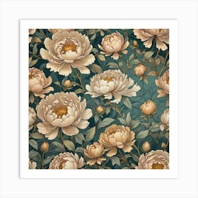 Peonies 1 Art Print