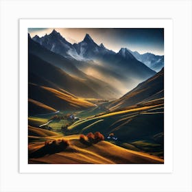 Landscapes In Italy Art Print