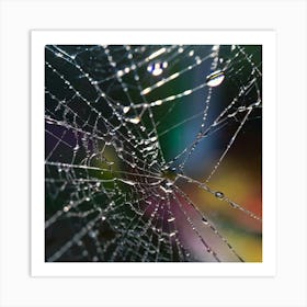 Spider Web Art Print