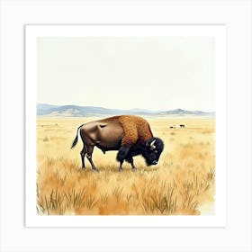 Bison 2 Art Print