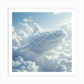 Shark In The Clouds 1 Art Print