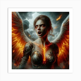 Angel Of Fire 9 Art Print