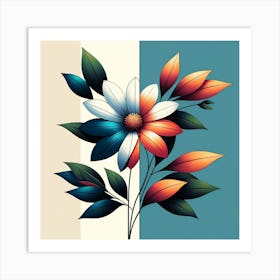 Flower Painting 3 Art Print