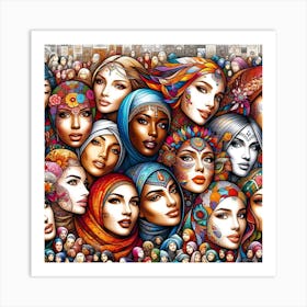 Ai Women Of The World 1 Art Print