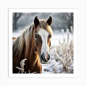 Horse Hair Pony Animal Mane Head Canino Isolated Pasture Beauty Fauna Season Farm Photo (3) Art Print