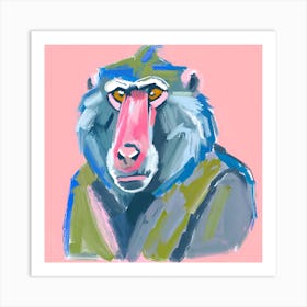 Baboon 04 Art Print