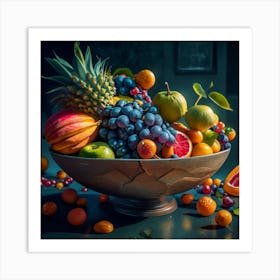 Fruit Bowl 2 Art Print