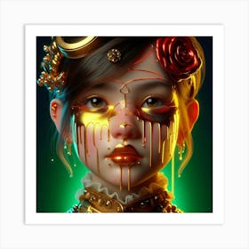 Steampunk Girl 36 Art Print