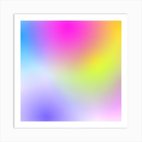 Abstract Colorful Background 10 Art Print