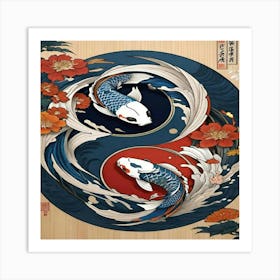 Yin Yang 3 Art Print