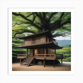 Tree House 1 Art Print