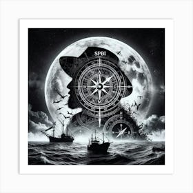 Compass 1 Art Print