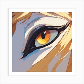 Eye Of The Wolf 1 Art Print