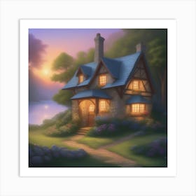 Fairytale House Art Print