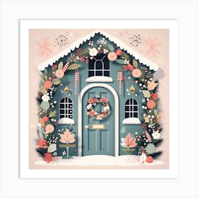 Christmas House 7 Art Print