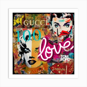 100 Love By Tom Ford Art Print