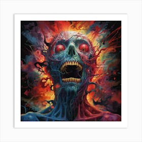 Melting Terror Art Print