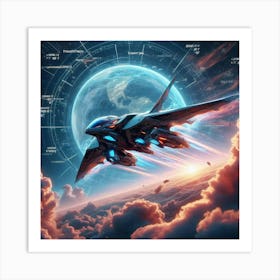 Spaceship 5 Art Print