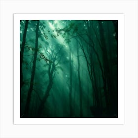 Dark Forest Art Print