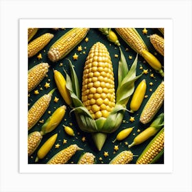 Sweetcorn As A Logo Mysterious (4) Art Print