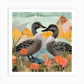 Bird In Nature Mallard Duck 3 Art Print