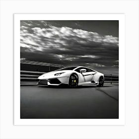 Lamborghini Huracan 5 Art Print