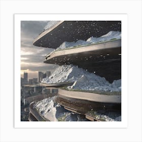 Futuristic Cityscape 32 Art Print